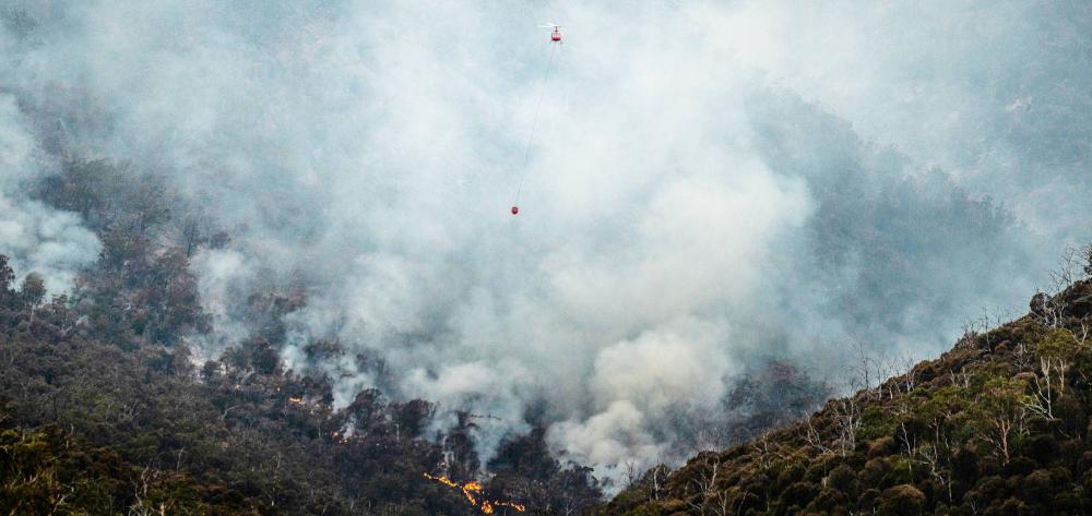 Image of a wildfire in Greece. Photo by Matt Palmer / Unsplash.